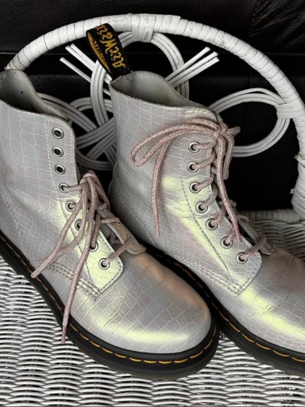 1460 Iridescent Croc Dr. Martens
